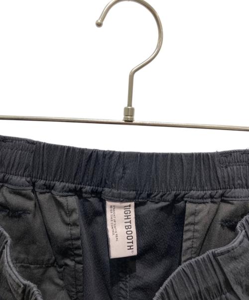 TIGHTBOOTH PRODUCTION（タイトブースプロダクション）TIGHTBOOTH PRODUCTION (タイトブースプロダクション) SEERSUCKER CARGO BALLOON PANTS ブラック サイズ:Ｌの古着・服飾アイテム