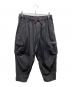 TIGHTBOOTH PRODUCTION（タイトブースプロダクション）の古着「SEERSUCKER CARGO BALLOON PANTS」｜ブラック