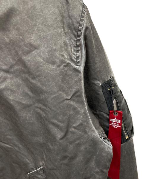 ALPHA（アルファ）ALPHA (アルファ) MAISON SPECIAL (メゾンスペシャル) MA-1 SCRATCH CORE SPEC/MA-1ジャケット ブラック サイズ:Mの古着・服飾アイテム