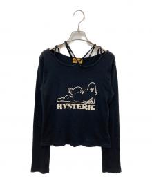 Hysteric Glamour（ヒステリックグラマー）の古着「ロングスリーブカットソー」｜ブラック