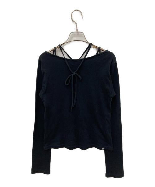 Hysteric Glamour（ヒステリックグラマー）Hysteric Glamour (ヒステリックグラマー) ロングスリーブカットソー ブラック サイズ:FREEの古着・服飾アイテム