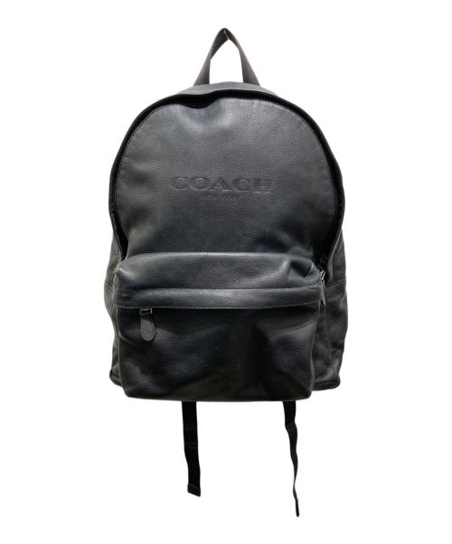 COACH（コーチ）COACH (コーチ) レザーリュック ブラックの古着・服飾アイテム