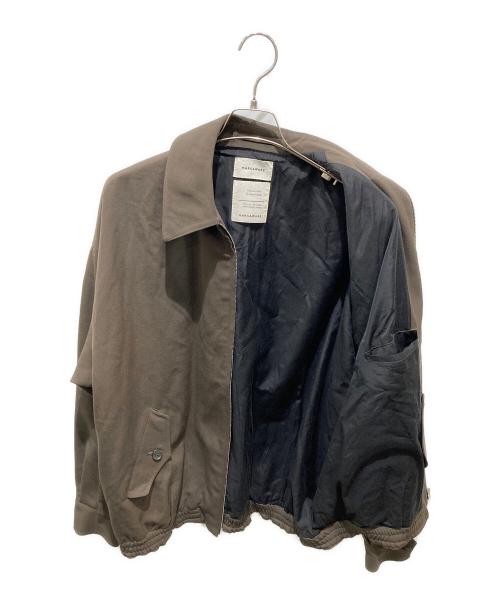 MARKAWARE（マーカウェア）MARKAWARE (マーカウェア) 3/60オーガニックウールサバイバルクロス / ワイドスポーツジャケット ブラウン サイズ:3の古着・服飾アイテム