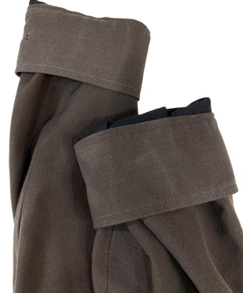 MARKAWARE（マーカウェア）MARKAWARE (マーカウェア) 3/60オーガニックウールサバイバルクロス / ワイドスポーツジャケット ブラウン サイズ:3の古着・服飾アイテム