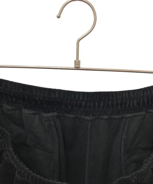 Graphpaper（グラフペーパー）Graphpaper (グラフペーパー) Compact Velour Easy Pants ブラック サイズ:2の古着・服飾アイテム