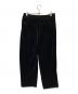 Graphpaper (グラフペーパー) Compact Velour Easy Pants ブラック サイズ:2：20000円