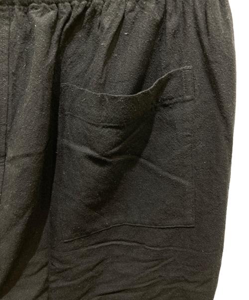 Graphpaper（グラフペーパー）Graphpaper (グラフペーパー) Silk Noil Viscose Sleeping Easy Pants ブラック サイズ:2の古着・服飾アイテム