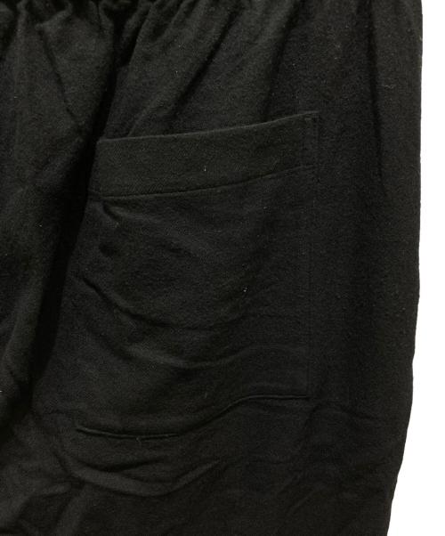Graphpaper（グラフペーパー）Graphpaper (グラフペーパー) Extra Fine Wool Vivella Sleeping Pants ブラック サイズ:2の古着・服飾アイテム