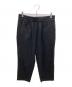 Graphpaper（グラフペーパー）の古着「Extra Fine Wool Vivella Sleeping Pants」｜ブラック