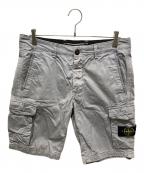 STONE ISLANDストーンアイランド）の古着「カーゴショートパンツ」｜グレー