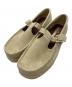 CLARKS（クラークス）の古着「WALLABEE T BAR」｜ベージュ