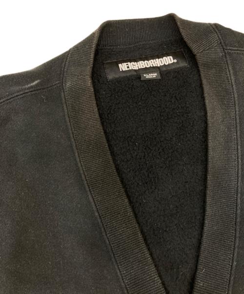 NEIGHBORHOOD（ネイバーフッド）NEIGHBORHOOD (ネイバーフッド) PLAIN SWEATCARDIGAN LS ブラック サイズ:XLの古着・服飾アイテム