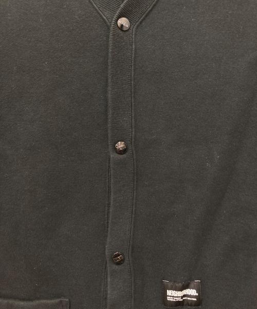 NEIGHBORHOOD（ネイバーフッド）NEIGHBORHOOD (ネイバーフッド) PLAIN SWEATCARDIGAN LS ブラック サイズ:XLの古着・服飾アイテム
