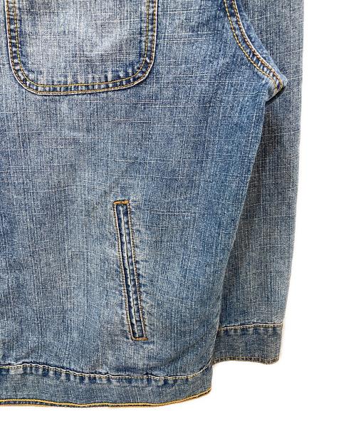 ROCA WEAR（ロカウェア）ROCA WEAR (ロカウェア) 刺繍デニムジャケット ブルー サイズ:XLの古着・服飾アイテム
