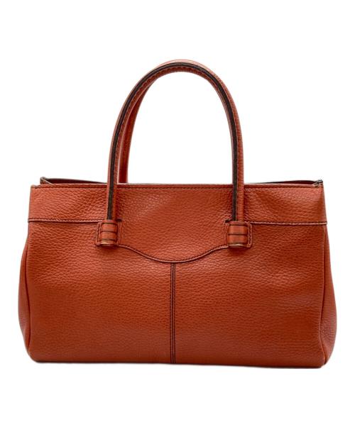 TOD'S（トッズ）TOD'S (トッズ) Mocassino Tote　モカシーノトート　ハンドバッグ ブラウンの古着・服飾アイテム