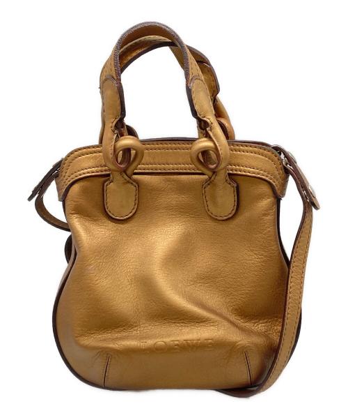 LOEWE（ロエベ）LOEWE (ロエベ) 2WAYバッグ　フィエスタ ゴールドの古着・服飾アイテム