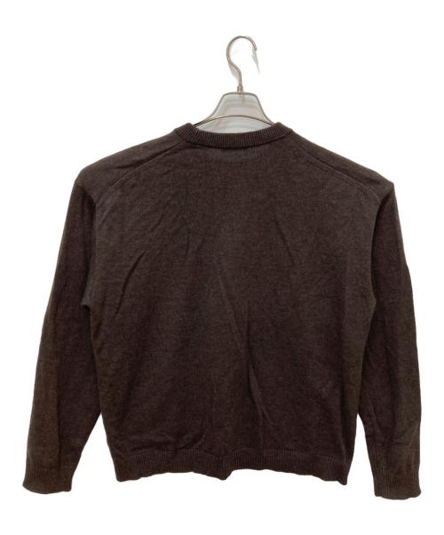 ATON（エイトン）ATON (エイトン) Wool Washi Crew Neck Sweater ブラウン サイズ:6の古着・服飾アイテム