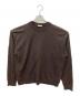 ATON（エイトン）の古着「Wool Washi Crew Neck Sweater」｜ブラウン