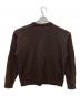 ATON (エイトン) Wool Washi Crew Neck Sweater ブラウン サイズ:6：12000円