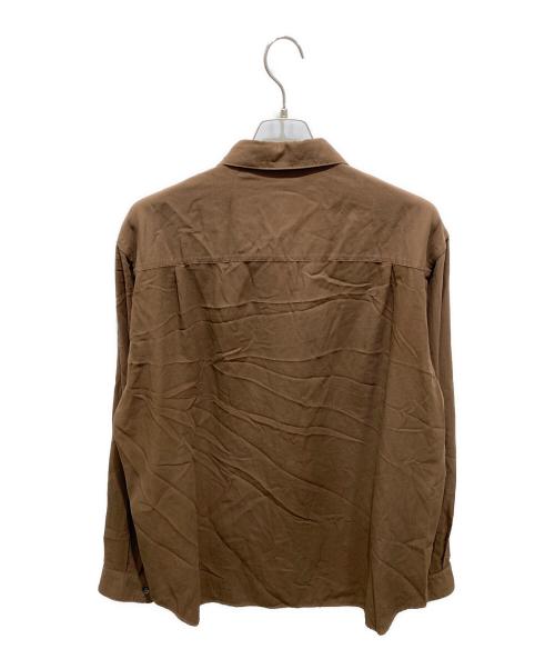 ATON（エイトン）ATON (エイトン) STANDARD SHIRT ブラウン サイズ:6の古着・服飾アイテム
