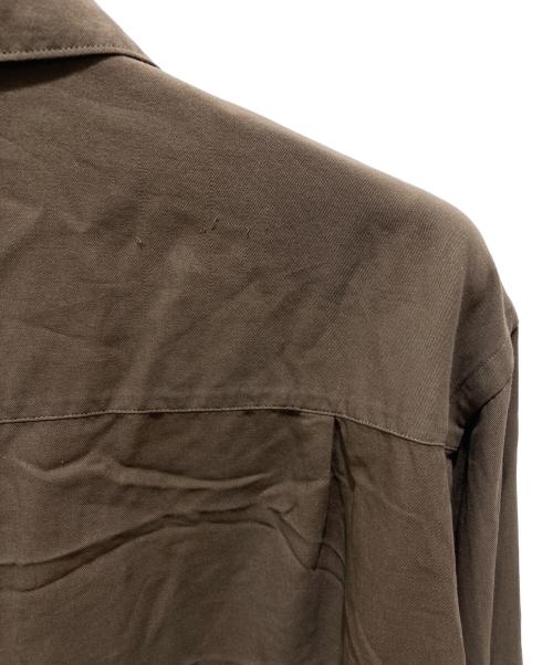ATON（エイトン）ATON (エイトン) STANDARD SHIRT ブラウン サイズ:6の古着・服飾アイテム