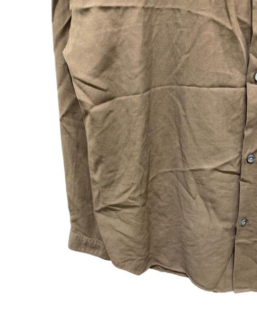 ATON（エイトン）ATON (エイトン) STANDARD SHIRT ブラウン サイズ:6の古着・服飾アイテム