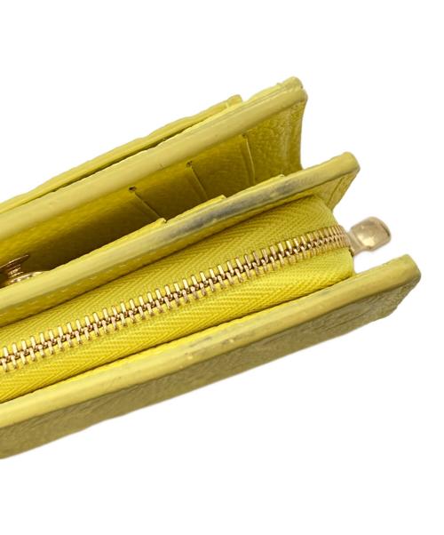 LOUIS VUITTON（ルイ ヴィトン）LOUIS VUITTON (ルイ ヴィトン) 2つ折り財布　ポルトフォイユ クレア アンプラント イエローの古着・服飾アイテム