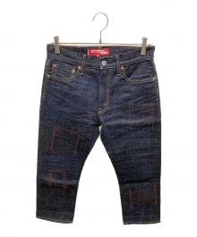 JUNYA WATANABE MAN×LEVI'S（ジュンヤワタナベマン×リーバイス）の古着「513 ステッチ刺繍デニムパンツ」｜インディゴ