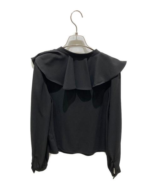 HER LIP TO（ハーリップトゥ）Her lip to (ハーリップトゥ) Ruffled Pussy Bow Blouse ブラック サイズ:Ｍの古着・服飾アイテム