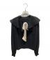 Her lip to（ハーリップトゥ）の古着「Ruffled Pussy Bow Blouse」｜ブラック