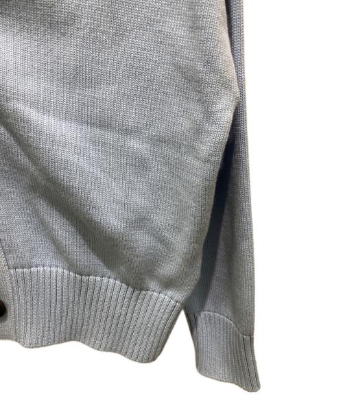 AMI Alexandre Mattiussi（アミアレクサンドルマテュッシ）AMI Alexandre Mattiussi (アミアレクサンドルマテュッシ) Vネックカーディガン ブルー サイズ:Ｍの古着・服飾アイテム