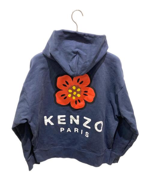 KENZO（ケンゾー）KENZO (ケンゾー) BOKE FLOWER OVERSIZED SWEATSHIRTS ネイビー サイズ:Ｌの古着・服飾アイテム