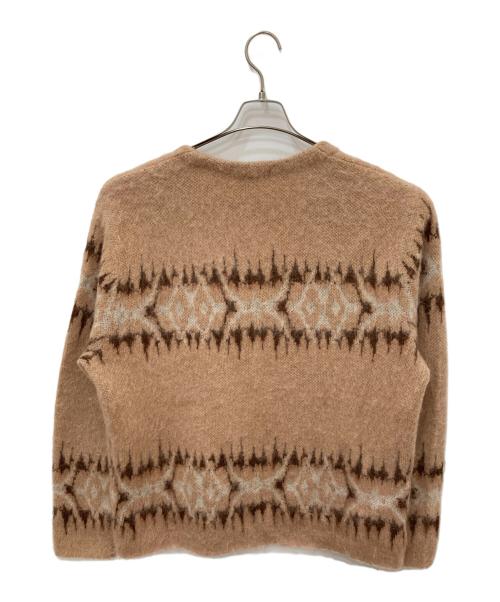 SUPREME（シュプリーム）SUPREME (シュプリーム) abstract stripe cardigan ブラウン サイズ:Lの古着・服飾アイテム