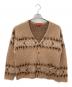 SUPREME（シュプリーム）の古着「abstract stripe cardigan」｜ブラウン