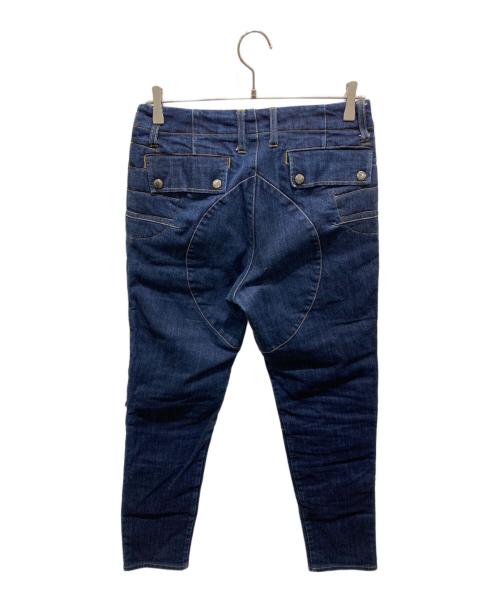 Max Fritz（マックスフリッツ(9)）Max Fritz (マックスフリッツ(9)) ダブルニーデザートパンツ ブルー サイズ:46の古着・服飾アイテム