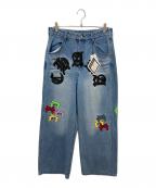 GALFYガルフィー）の古着「チャカパッチデニム2」｜ブルー
