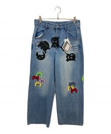 GALFY（ガルフィー）の古着「チャカパッチデニム2」｜ブルー