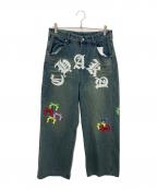 GALFYガルフィー）の古着「チャカパッチデニム2」｜ブルー