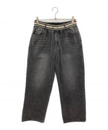 a good bad influence（アグッドバッドインフルエンス）の古着「RELAX DENIM PANTS」｜グレー