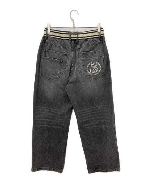 a good bad influence（アグッドバッドインフルエンス）a good bad influence (アグッドバッドインフルエンス) RELAX DENIM PANTS グレー サイズ:XL 未使用品の古着・服飾アイテム