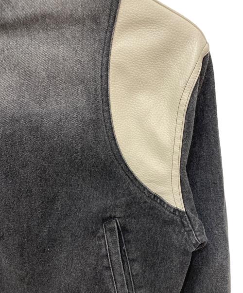 a good bad influence（アグッドバッドインフルエンス）a good bad influence (アグッドバッドインフルエンス) DENIM VARSITY JACKET グレー サイズ:XL 未使用品の古着・服飾アイテム