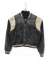 a good bad influence（アグッドバッドインフルエンス）の古着「DENIM VARSITY JACKET」｜グレー