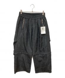 a good bad influence（アグッドバッドインフルエンス）の古着「WRINKLED 2WAY PANTS」｜ブラック