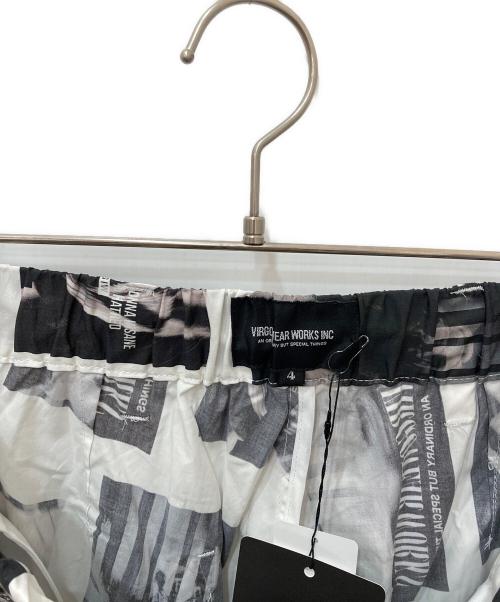 VIRGOwearworks（ヴァルゴウェアワークス）VIRGOwearworks (ヴァルゴウェアワークス) Photogenic pants ブラック×ホワイト サイズ:4 未使用品の古着・服飾アイテム