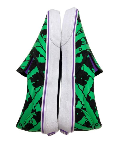 VANS（ヴァンズ）VANS (ヴァンズ) mxmxm (マジカルモッシュミスフィッツ) スリッポン グリーン サイズ:27.5の古着・服飾アイテム
