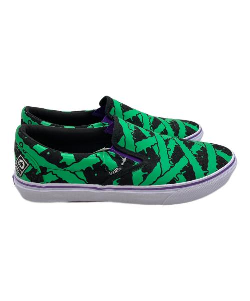 VANS（ヴァンズ）VANS (ヴァンズ) mxmxm (マジカルモッシュミスフィッツ) スリッポン グリーン サイズ:27.5の古着・服飾アイテム