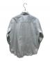 AURALEE (オーラリー) FINX POLYESTER STRIPE SHIRT ブルー サイズ:1：18000円