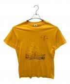 FRUIT OF THE LOOMフルーツオブザルーム）の古着「プリントTシャツ」｜イエロー