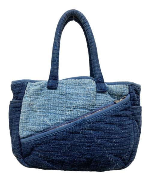 Porter Classic（ポータークラシック）Porter Classic (ポータークラシック) PC SASHIKO TOTE BAG ブルーの古着・服飾アイテム
