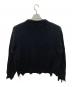 SAINT MICHAEL (セントマイケル) KLF CREW NEECK KNIT ブラック サイズ:XL：40000円
